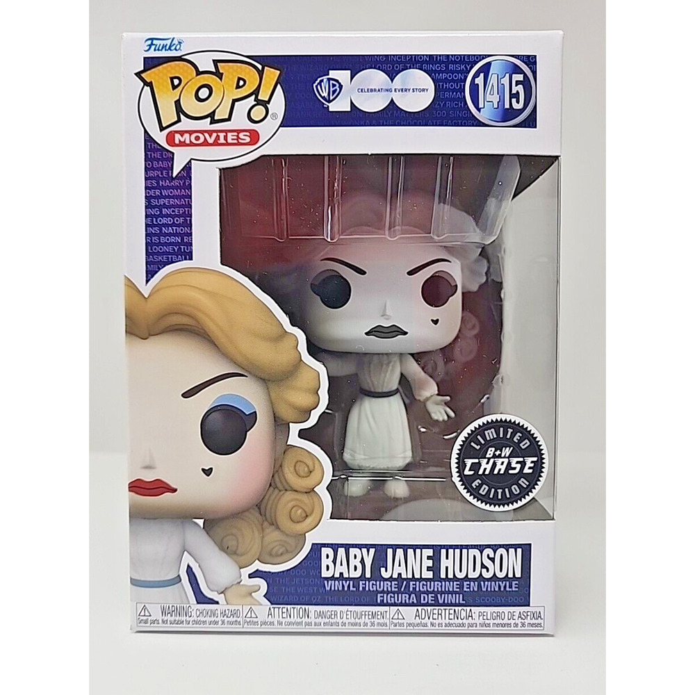 Funko Pop! WB 100 Celebration Every Story Baby Jane Hudson #1415 B&W Chase F61‎